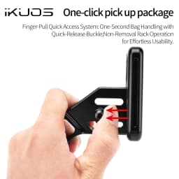 iKUOS Folding Bicycle Front Rack Heightening Base CNC Aluminum Alloy For Brompton/Dahon/JAVA neo Front Rack Heightening Base