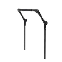 T34C Wagon Handle Attachment Adjustable Push Handle for Round/Square Frames Fits Push Wagons, Wagon Cart Equipment