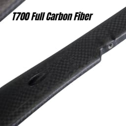 BALUGOE 700c Road Bike Fork Carbon Fiber 23C/25C/28C Tire Bicycle Hard Forks 3K Matte Bicycle Forks Straight Tube 28.6mm Fork