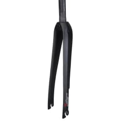 BALUGOE 700c Road Bike Fork Carbon Fiber 23C/25C/28C Tire Bicycle Hard Forks 3K Matte Bicycle Forks Straight Tube 28.6mm Fork