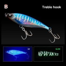 Hopeblaze Hurricane No.1 Saltwater Heavy Sinking Pencil Luminous 45/90g Fishing Lure for Big Game Amberjack GT Tuna Barracuda