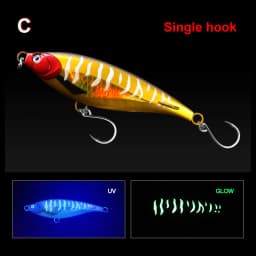 Hopeblaze Hurricane No.1 Saltwater Heavy Sinking Pencil Luminous 45/90g Fishing Lure for Big Game Amberjack GT Tuna Barracuda