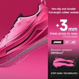 XTEP 2000km 5.0 Professional Marathon Running Shoes Cushioned Breathable Lightweight Youth Sports Shoes 874119110023