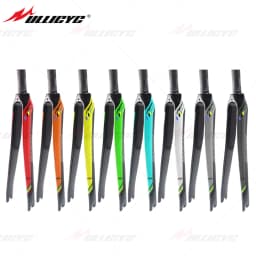 Ullicyc Gloss/Matte 700x25C Rim Brake Round Road Bicycle Full Carbon Fibre Fork Cycling Bicycle Parts Bicycle Fork