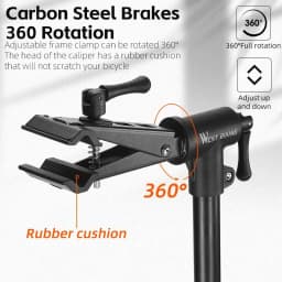 WEST BIKING Bicycle Repair Stand Foldable Indoor Bike Storage Rack Adjustable MTB Road Bike Maintenance Workstand Display Holder