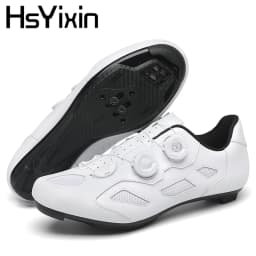 Green Road Bike Shoes Mens Cycling Shoes Quick Ratchet Buckle Compatible with SPD System Pedal  Outdoor Women Red Cyclling Shoes