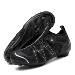 Green Road Bike Shoes Mens Cycling Shoes Quick Ratchet Buckle Compatible with SPD System Pedal  Outdoor Women Red Cyclling Shoes