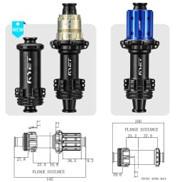 RYET Road Bike Hubs SuperLight 245g 36T Rachet Centerlock Ceramic Bearing Road Disc Brake Bicycle Hubsets Cycling Accessories