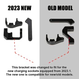 New/Old Directional Steering Damper Bracket for VSETT 10+ Electric Scooter Spare Parts Carbon Fiber Motorcycle Steering Dampers