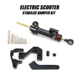 New/Old Directional Steering Damper Bracket for VSETT 10+ Electric Scooter Spare Parts Carbon Fiber Motorcycle Steering Dampers