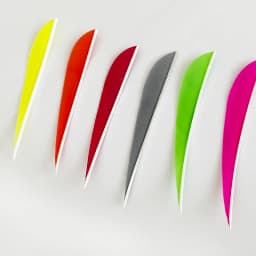 100Pcs 4inch Turkey Archery Feather Fletching Arrow Fletches Hunting Right/Left Wings DIY Carbon Wooden Arrow Accessories