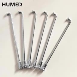 8G Off-Road Motorcycle/Electric Bike Spokes Diameter 4.0mm J Bend Motor Bike 45#Steel Spoke Bicycle Accessories