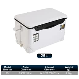 10L 18L 22L 32L 48L Fishing Cooler Box Tackle Box Outdoor Tank Case Gear Tools Fish Storage Sea Fishing With Portable Air Holes