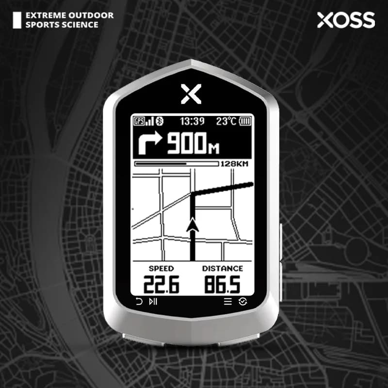 XOSS NAV Plus/NAV Bike Computer Wireless Cycling GPS Speedometer Map Navigation Waterproof Bluetooth ANT+ Cadence Speed