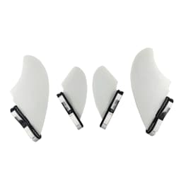 UPSURF FCS 2 Quad Fins RM Surfboard Fins Top Performance Glass Twin Rear Fins+Twin Keels Surf Fins Dual Tabs Surfing 2/4 Fins
