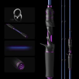 KastKing Royale Legend III Carbon Spinning Casting Fishing Rod with 2.13m2.4m Baitcasting Rod for Bass Pike Fishing