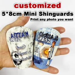 Private Customized Adult Child Simple Super Small Shin Guards Personal Image Printed Shin Protection Football Leg Guard 2023 New