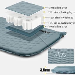 Naturehike Air Mattress Ultralight Folding Quick Self Inflating Inflatable Bed Portable Spong Mat Camping Inflatable Mattress