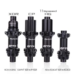 ZTTO R2 Road Bike Disc Brake 36T Star Ratchet Hub 12x142 DT Straightpull 24Hole Maza Ultralight Lock Center Bicycle Thru Axle QR