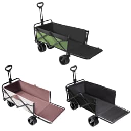Extra Long Extender Outdoor Wagon Cart Large Capacity Utility Folding Cart Camping Picnic Trolley Beach Collapse Folding Cart