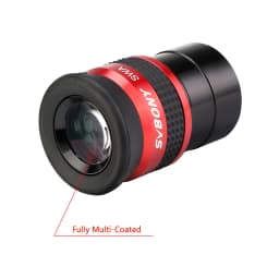 Svbony SV154 Telescope Eyepiece, 70° Wide Angle Eyepieces 15mm, 1.25 Inch FMC Achromatic Eyepiece for Telescope Accessories