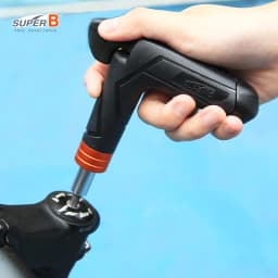 Super B Bicycle Repair Tool Thumb Adjustable Torque Wrench 4 / 5 / 6 Nm Include Hex 3/4/5/6mm/T25 Ergonomic L-shaped Handle