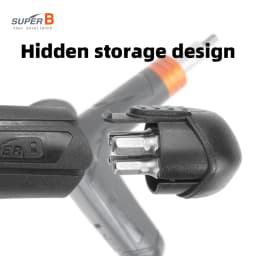 Super B Bicycle Repair Tool Thumb Adjustable Torque Wrench 4 / 5 / 6 Nm Include Hex 3/4/5/6mm/T25 Ergonomic L-shaped Handle
