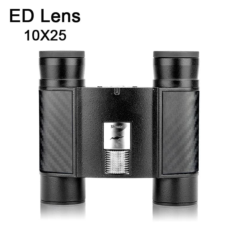Shuntu 8x20 10x25 ED Binoculars Waterproof SMC Coating Eyepiece Bak4 Prism Optics Portable Folding Telescope For Camping Hunting