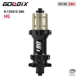 GOLDIX M180 52T Ratchet Bicycle Hub 6-Bolt Disc Brake 28Hole Straight pull Spoke Sealed Bearing HG/XD/MS Hub body 142X12 148X12