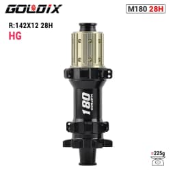 GOLDIX M180 52T Ratchet Bicycle Hub 6-Bolt Disc Brake 28Hole Straight pull Spoke Sealed Bearing HG/XD/MS Hub body 142X12 148X12