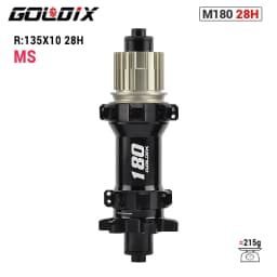 GOLDIX M180 52T Ratchet Bicycle Hub 6-Bolt Disc Brake 28Hole Straight pull Spoke Sealed Bearing HG/XD/MS Hub body 142X12 148X12