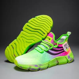 Lightweight Women Running Shoes New Colorful Female Sports Shoes Breathable Couple Casual Sneakers Flexible Fashion Men Tennis