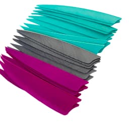 IBOUNFOX 100Pcs Archery Arrow 5 Inch Real Feathers Fletching Right/ Left Wing Shild Cut for DIY Hunting Shooting Shafts