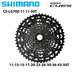 SHIMANO Cues 11Speed LINKGLIDE Cassette LG400-11 45T 50T LG700-11 for MTB Mountain Bike Freewheel Sprocket Original Bicycle Part