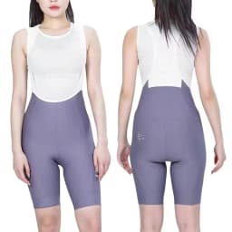INBIKE Women's Cycling Bib Shorts High Waist Bicycle Pants 3D Padded Slim Fit Biking Clothing MTB Road Bike Pants with Pockets