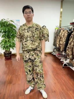 Ainfad Men's Winter Hunting Light Insulation Trousers Camouflage Long Down Pants