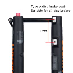 Bolany Bike Fork 27.5 29 Inch Pneumatic Shock Absorber Damping BOOST Barrel Shaft Magnesium Alloy 175mm 160mm Travel Disc Fork