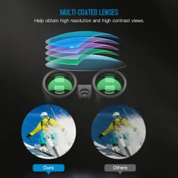 10x42 Digital Binoculars Adults Kids Auto Focus Binoculars Waterproof Folding Telescope for Bird Watching Sightseeing Wildlife