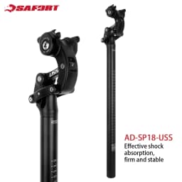 Safort Folding Bike Suspension Seatpot 580mm Small Wheel Ebike Damping Seat Tube E-bike Seatpost 30.9 31.6 33.9 34.9mm