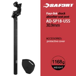 Safort Folding Bike Suspension Seatpot 580mm Small Wheel Ebike Damping Seat Tube E-bike Seatpost 30.9 31.6 33.9 34.9mm