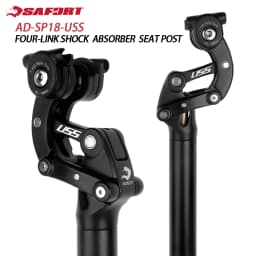 Safort Folding Bike Suspension Seatpot 580mm Small Wheel Ebike Damping Seat Tube E-bike Seatpost 30.9 31.6 33.9 34.9mm