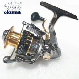 Okuma Baoxiong Rotary Reel 18KG Resistance 13+1 Ball Bearing Sea Fishing Spinning Wheel Type Metal Wire Cup Sub Fish Wire Wheel