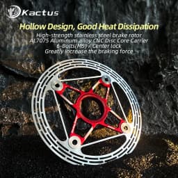 KACTUS UltraLight 140 160 mm Heat Dissipation Road Bicycle Brake Disc Cooler Cooling Floating Rotor Center Lock Middle Lock Disc