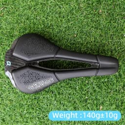 RYET Full Carbon 3D Printed Bike Saddle 250mm*140MM 115g 7*9mm Carbon 3D Printed Bicycle Seat MTB Gravel Road Saddle Bike Parts