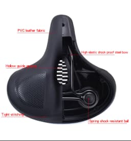 Bicycle Seat Cushion Widening Thickening Soft Comfortable Bike Saddle for Mtb Road Bike Electric Bicycle Mountainbike Accessoir