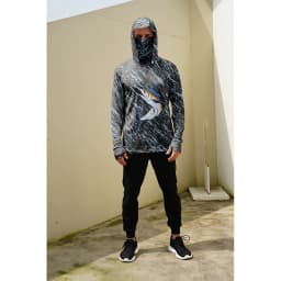 Fishing Shirts Long Sleeve Hoodie UPF 50+ T-shirt Tops Sun Protection Jersey Men's Face Mask Fishing Clothes