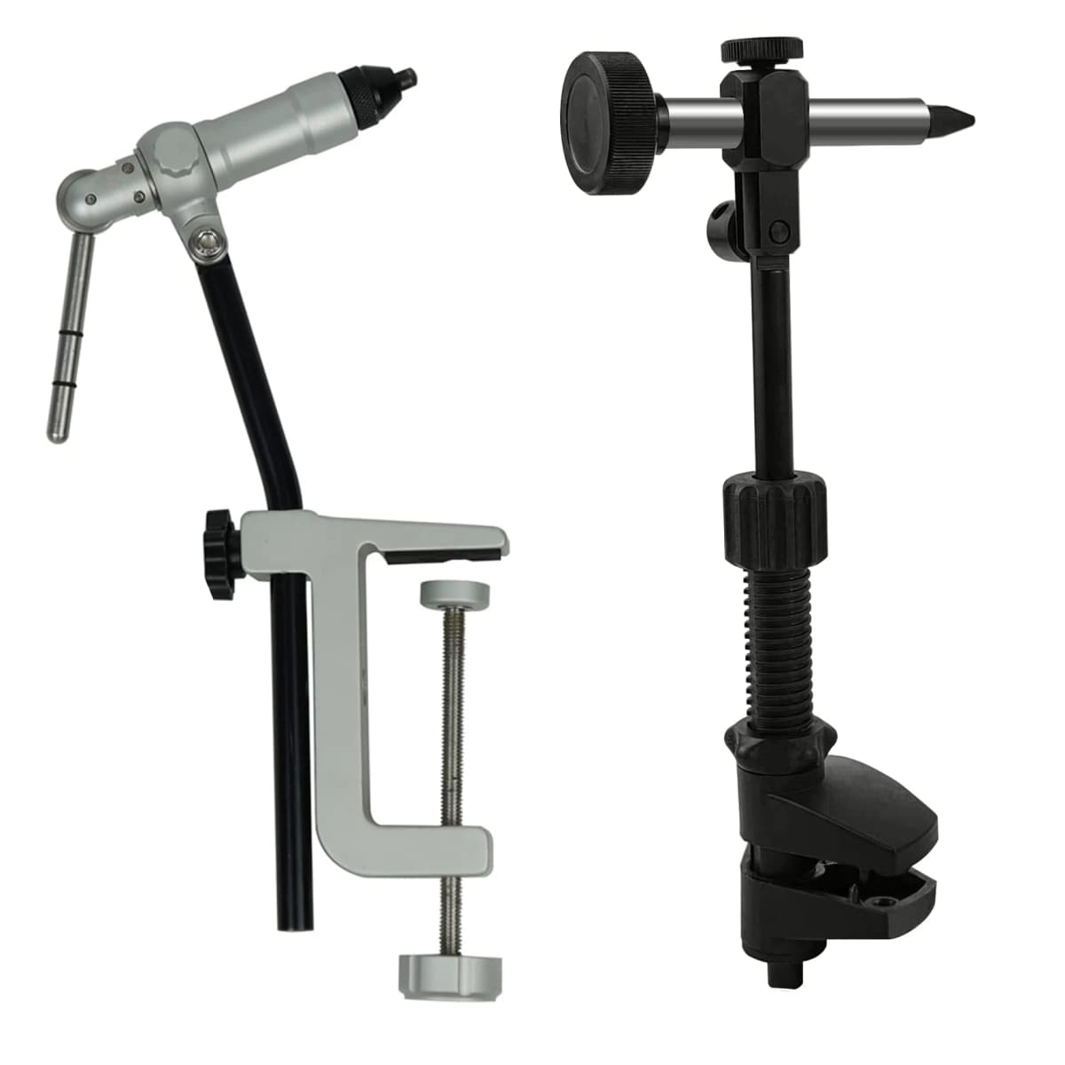 True Rotary Fly Tying Vise and Fly Tying Pedestal Base for Clamp Base for Travel Professionals Beginners