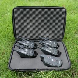 Hirisi S8 Carp Fishing Alarm 1+4 Set Waterproof Bite Alarm 2 Way Remote Control Bite Indicator Fishing Accessories