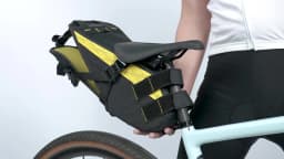 Rhinowalk Bike Saddle Bag Stable Not Shaking 14L Big Capacity Removable Dry Bag Waterproof For Mtb Road Gravel Bike Bikepacking