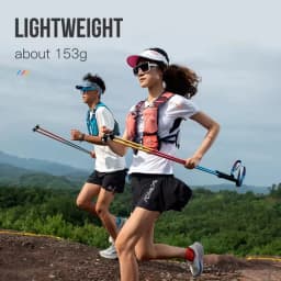 AONIJIE 2pcs Trekking Poles Folding Walking Stick Quick Lock Hiking Cane Carbon Fibers Adjustable Ultralight Walking Pole